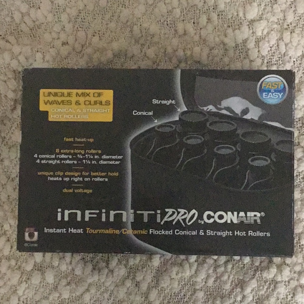 CONAIR curl and straightening hot rollers